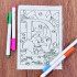 Letter D Coloring Page