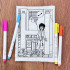Letter H Coloring Page