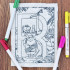 Letter R Coloring Page
