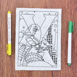 Letter X Coloring Page