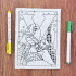 Letter X Coloring Page