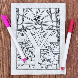 Letter Y Coloring Page