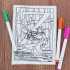 Letter Z Coloring Page