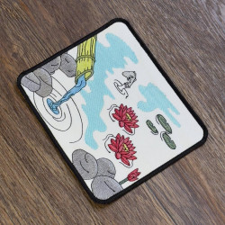 Lotus Pond Mug Rug