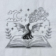 Magical Book With Dragon
