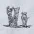 Man With Dog Line Art - Free in Sep Value Pack