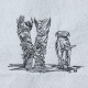 Man With Dog Line Art - Free in Sep Value Pack Man With Dog Line Art - Free in Sep Value Pack