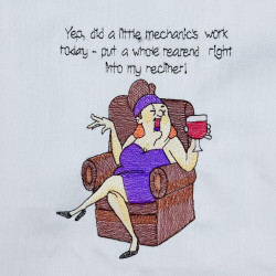 Mechanic Work Funny Lady Saying