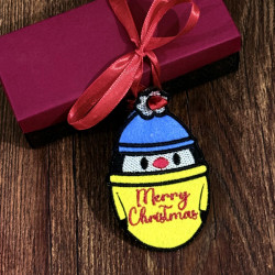 Merry Christmas Penguin ITH Gift Tag