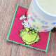 Naughty Christmas Thief Coaster ITH Naughty Christmas Thief Coaster ITH