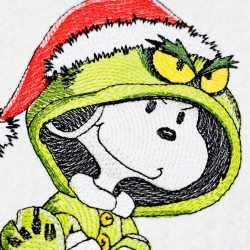 Nosey Dog In Christmas Thief Hoodie