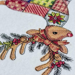 Patchwork Christmas Reindeer