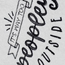 Peopley Outside Funny Quote