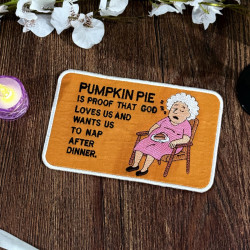 Pumpkin Pie And Nap Mug Rug Pumpkin Pie And Nap Mug Rug