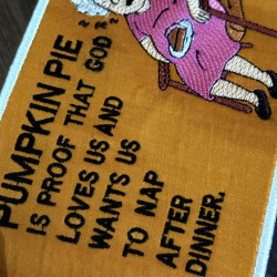 Pumpkin Pie And Nap Mug Rug Pumpkin Pie And Nap Mug Rug