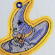Purple Witch Hat Key Fob Purple Witch Hat Key Fob