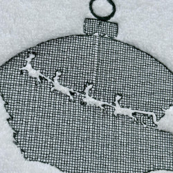Santa Sleigh On The Go Embossed Santa Sleigh On The Go Embossed