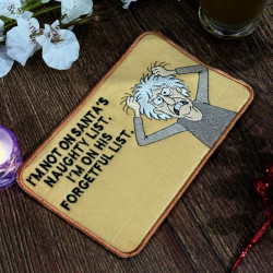 Santa's Forgetful List Mug Rug Santa's Forgetful List Mug Rug