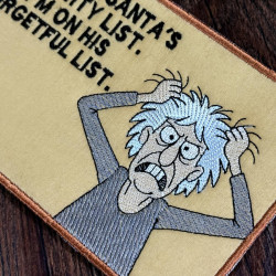 Santa's Forgetful List Mug Rug Santa's Forgetful List Mug Rug