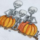 Skeleton Family With Pumpkins Skeleton Family With Pumpkins