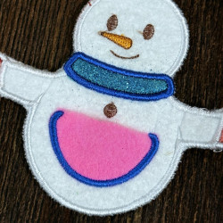 Snowman Candy Hugger ITH