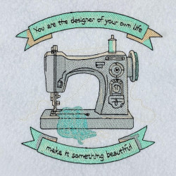Something Beautiful Sewing Quote