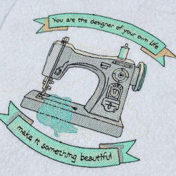 Something Beautiful Sewing Quote