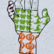 Spooky Witch Hand Patch Work