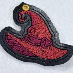 Spooky Witch Hat key Fob