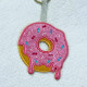Sprinkle Donut Bag Charm Sprinkle Donut Bag Charm