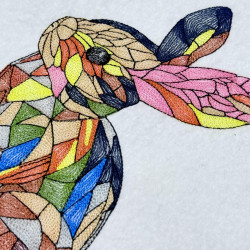 Stained Glass Rabbit