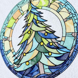 Stained Glass Christmas Tree