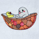 Stained Glass Ghost In a Tub