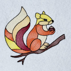 Stained Glass Squirrel With Acorn - Free in Sep Value Pack
