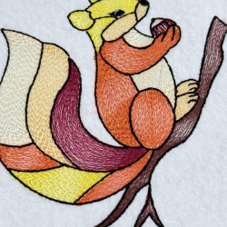 Stained Glass Squirrel With Acorn - Free in Sep Value Pack