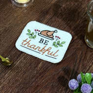 Thanksgiving Turkey ITH Mug Rug