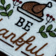 Thanksgiving Turkey ITH Mug Rug Thanksgiving Turkey ITH Mug Rug