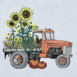 Truck With Sunflowers Truck With Sunflowers