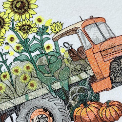 Truck With Sunflowers Truck With Sunflowers