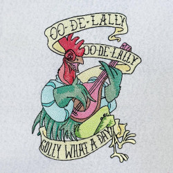 What a Day Funny Rooster Saying - Free in Aug Value Pack