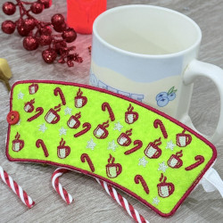 Winter Hot Cocoa Mug Wrap