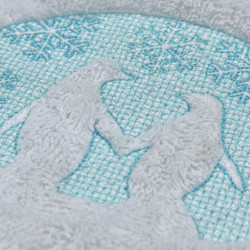 Winter Penguins Embossed
