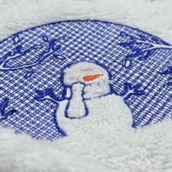 Winter Snowman Embossed 