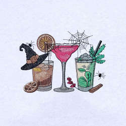 Witch Hat And Halloween Drinks