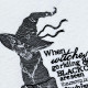 Witchy Cat With Halloween Quote Witchy Cat With Halloween Quote