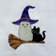 Witchy Ghost With Cat Witchy Ghost With Cat