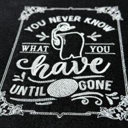 You Never Know Funny Bathroom With Border Quote - Free in Sep Value Pack