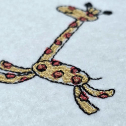 Adorable Cartoonic Giraffe