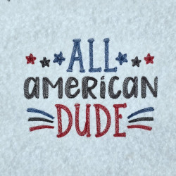 All American Dude Patriotic Quote