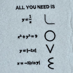 All You Need Is Love Math Quote